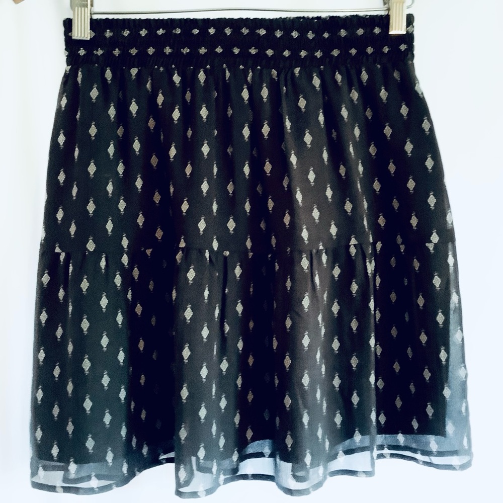 Garnet Hill silk skirt - Picture 2 of 3